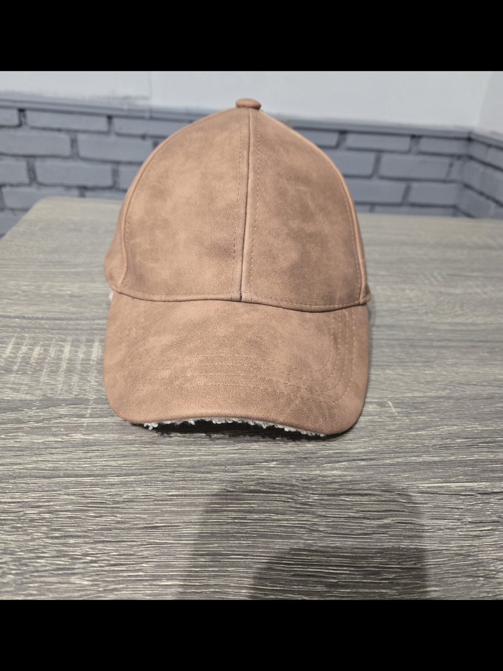 Steve Madden Suede Baseball Cap - Tan - NWT